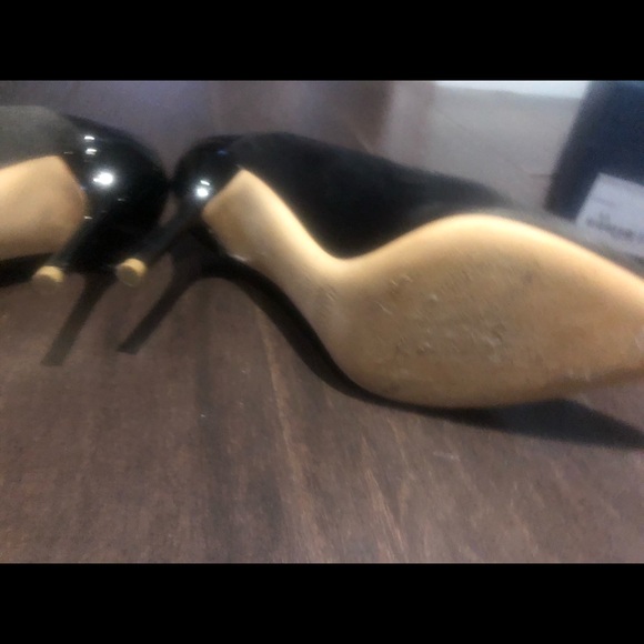 Malone Souliers Corina satin/patent black pumps - Picture 5 of 8